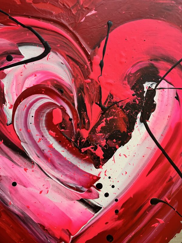 Cascading Heart – SOLD - Image 5