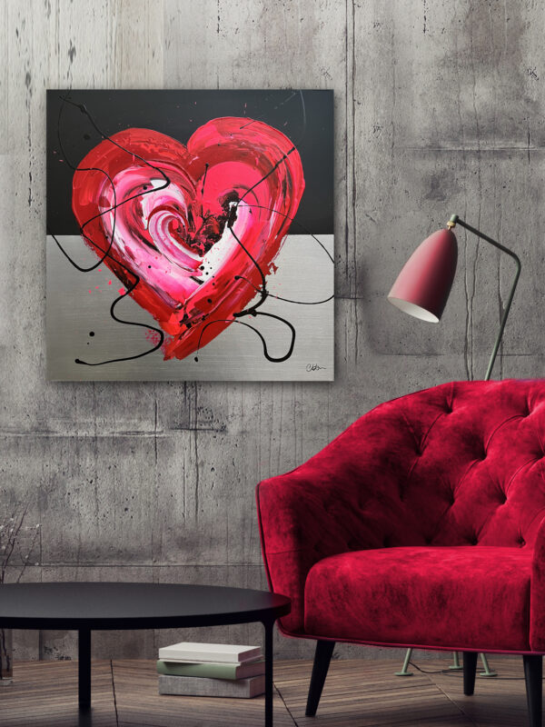 Cascading Heart – SOLD