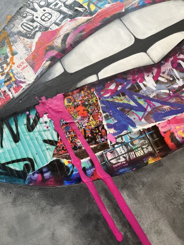Graffiti Lips – SOLD - Image 5