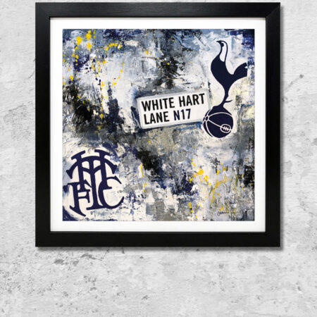 'Up the Spurs' Wall Art Print