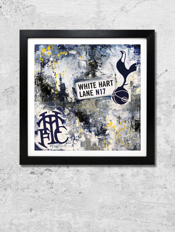 'Up the Spurs' Wall Art Print