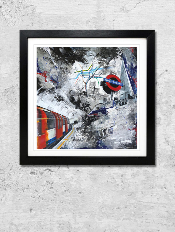 'Ldn Underground' Wall Art Print – 2 sizes